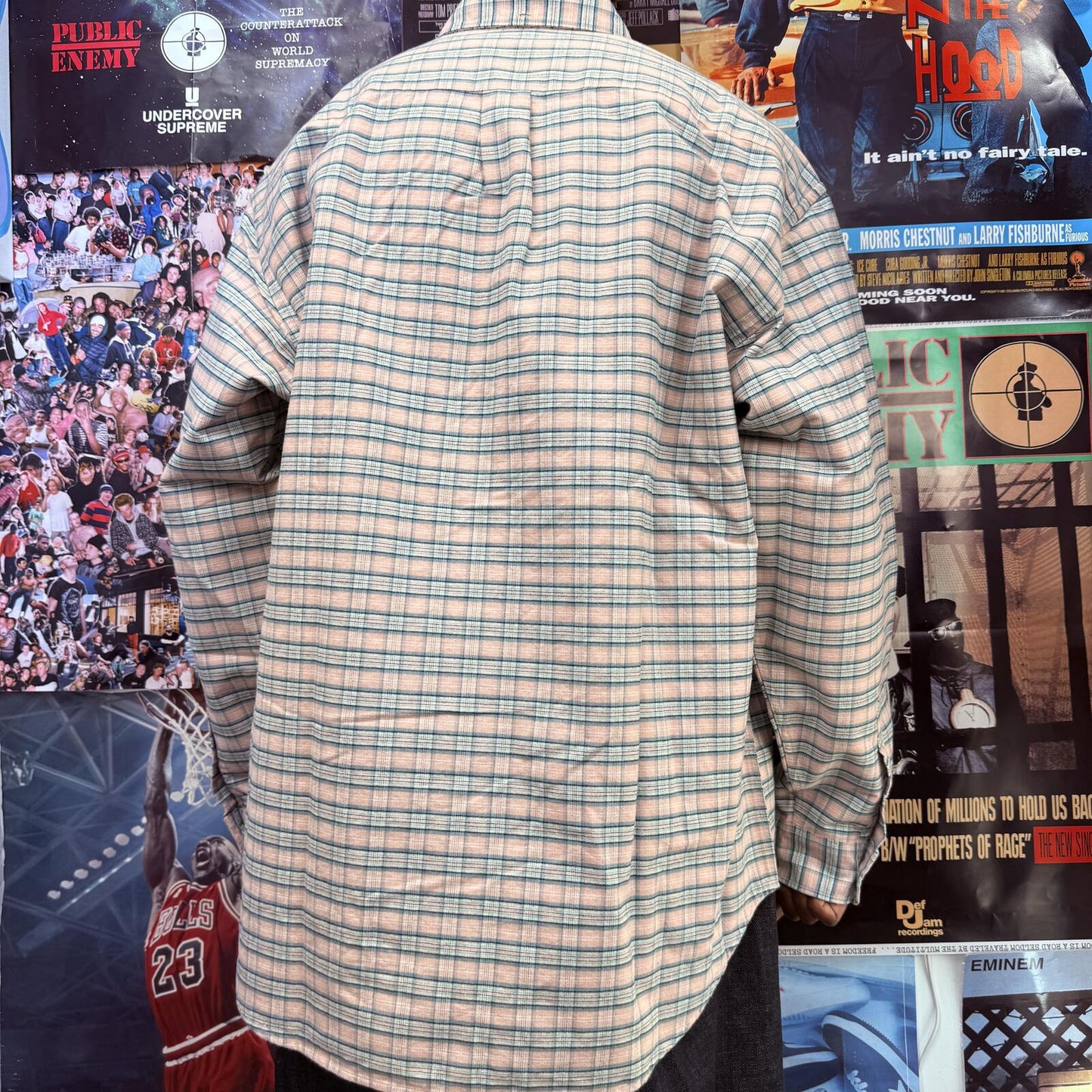 SUPREME FW25 LOOSE FIT FLANNEL OXFORD SHIRT