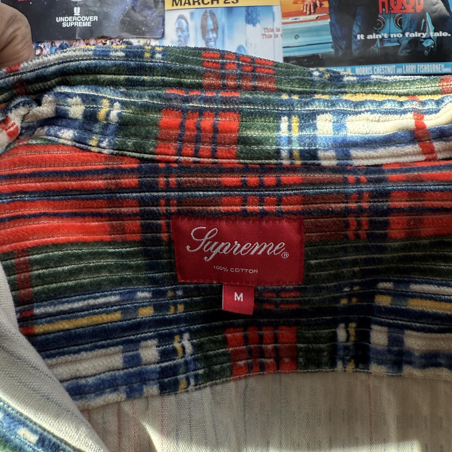 SUPREME SS22 CORDUROY SHIRT
