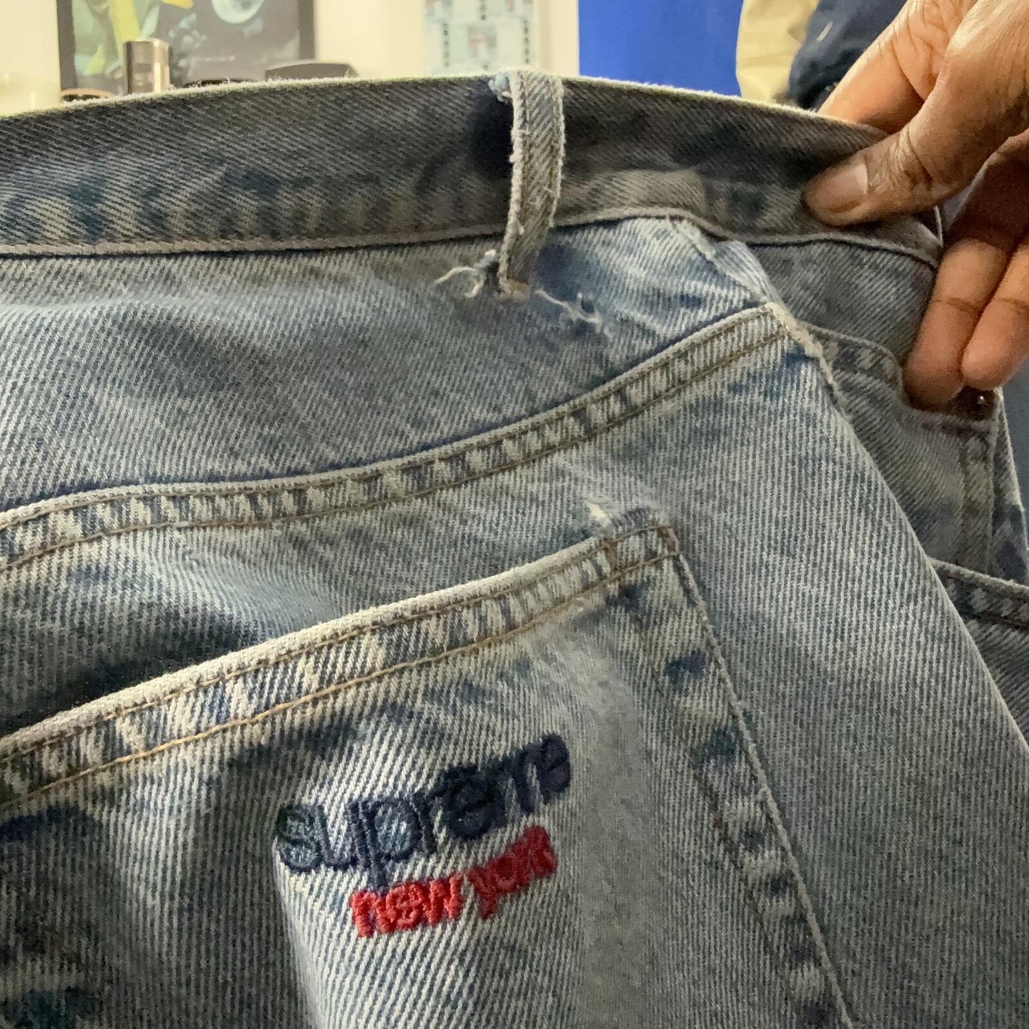 SUPREME SS25 BAGGY DENIM JEANS