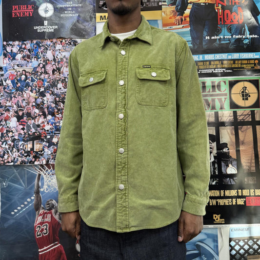 SUPREME SS21 WASHED CORDUROY SHIRT