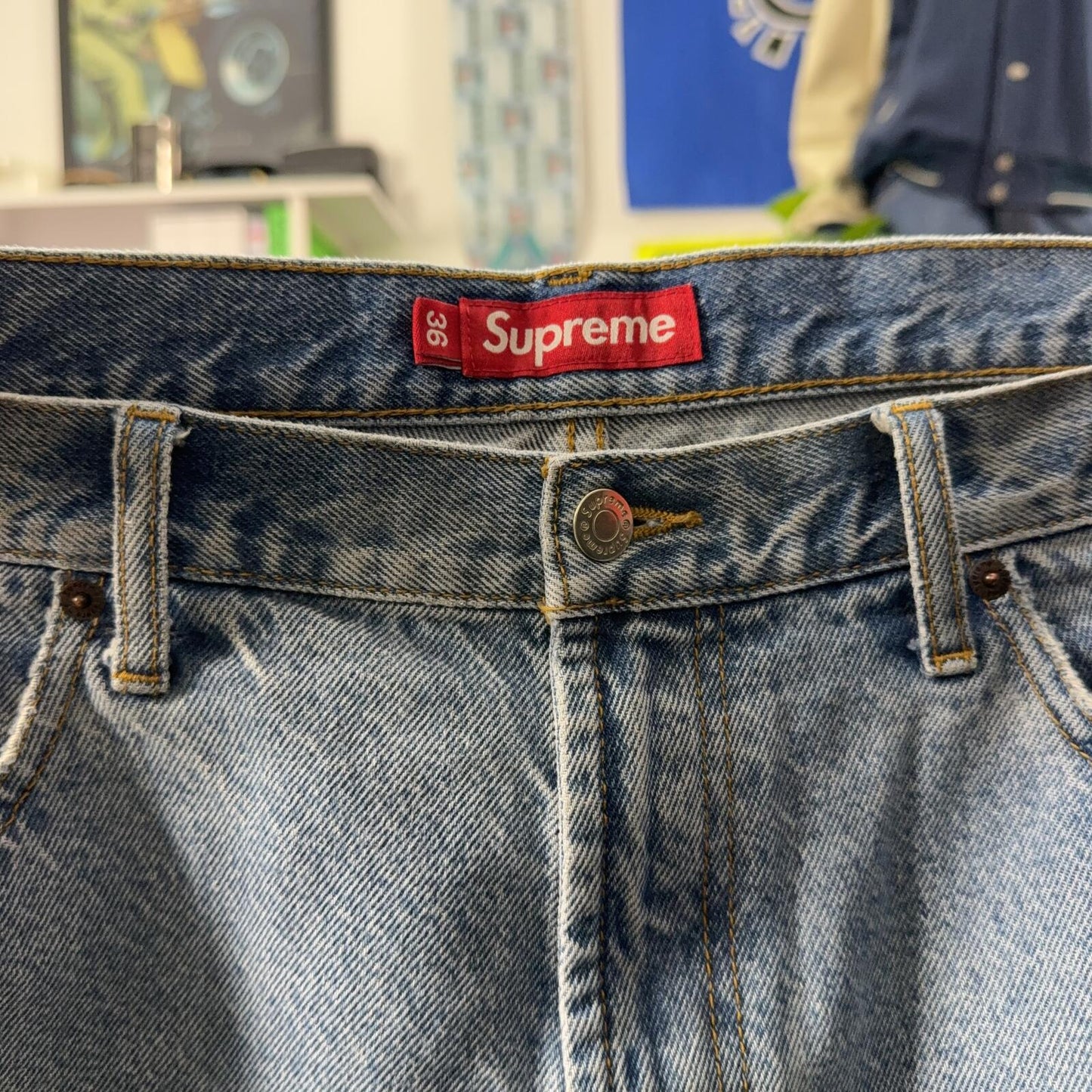 SUPREME SS25 BAGGY DENIM JEANS