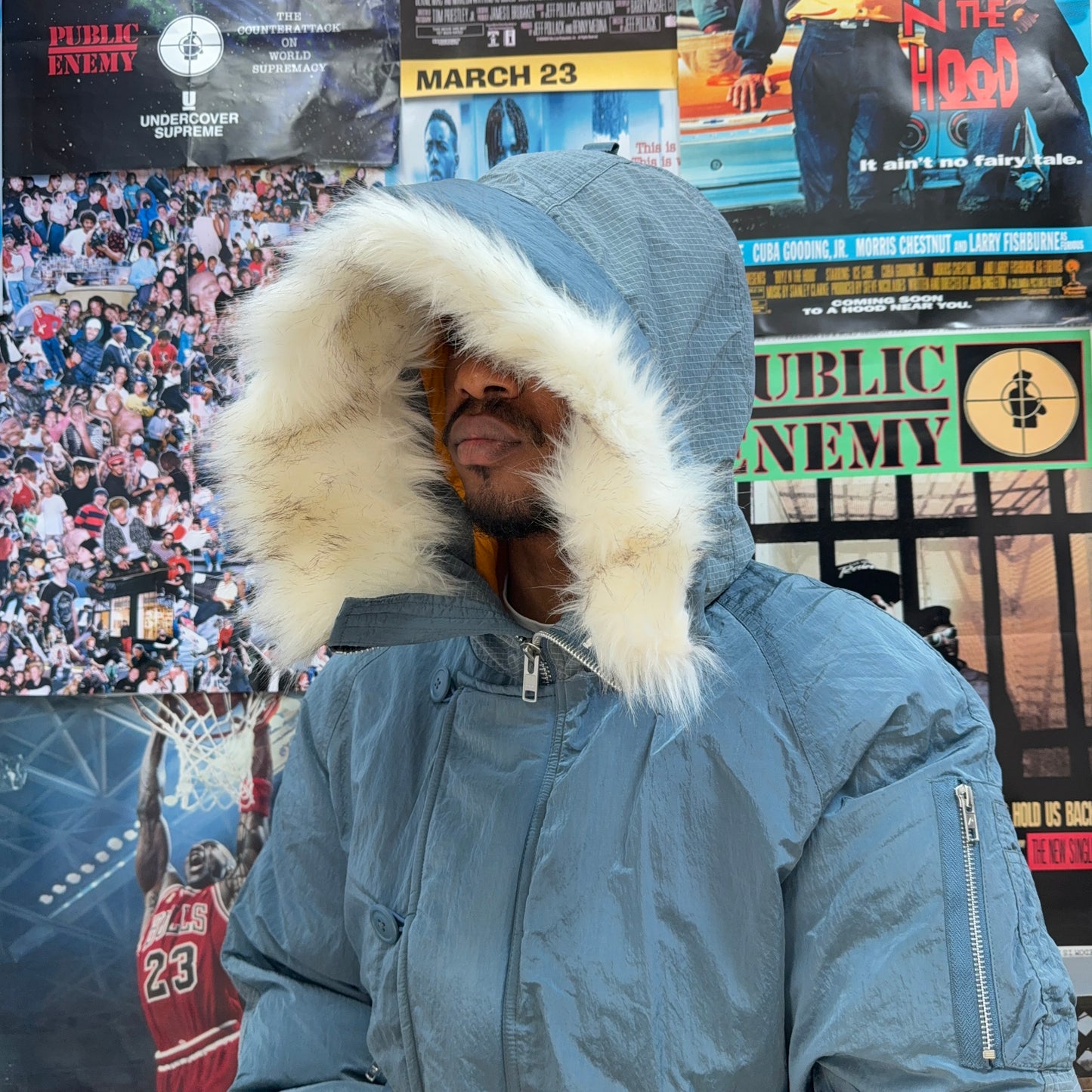 PALACE FW18 N-2B SHORT PARKA