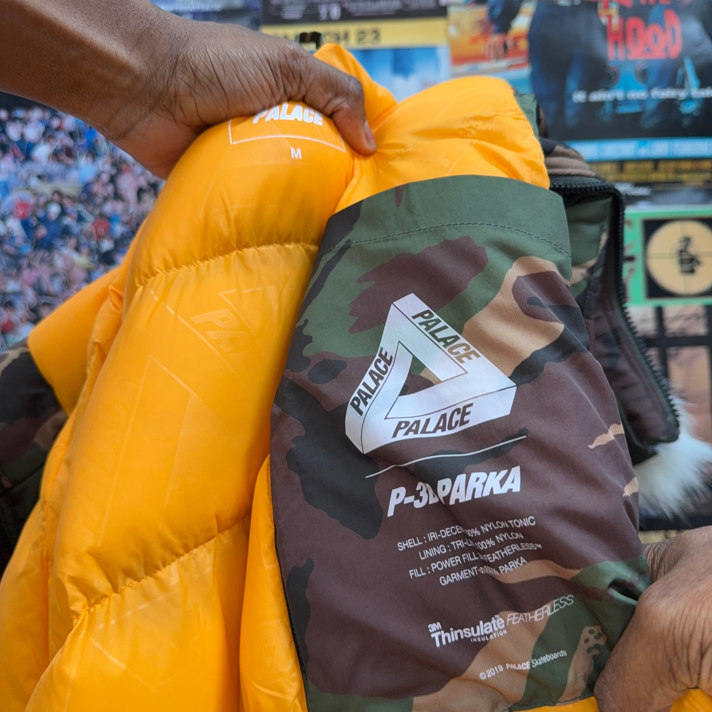 PALACE FW19 P-3B DPM PARKA