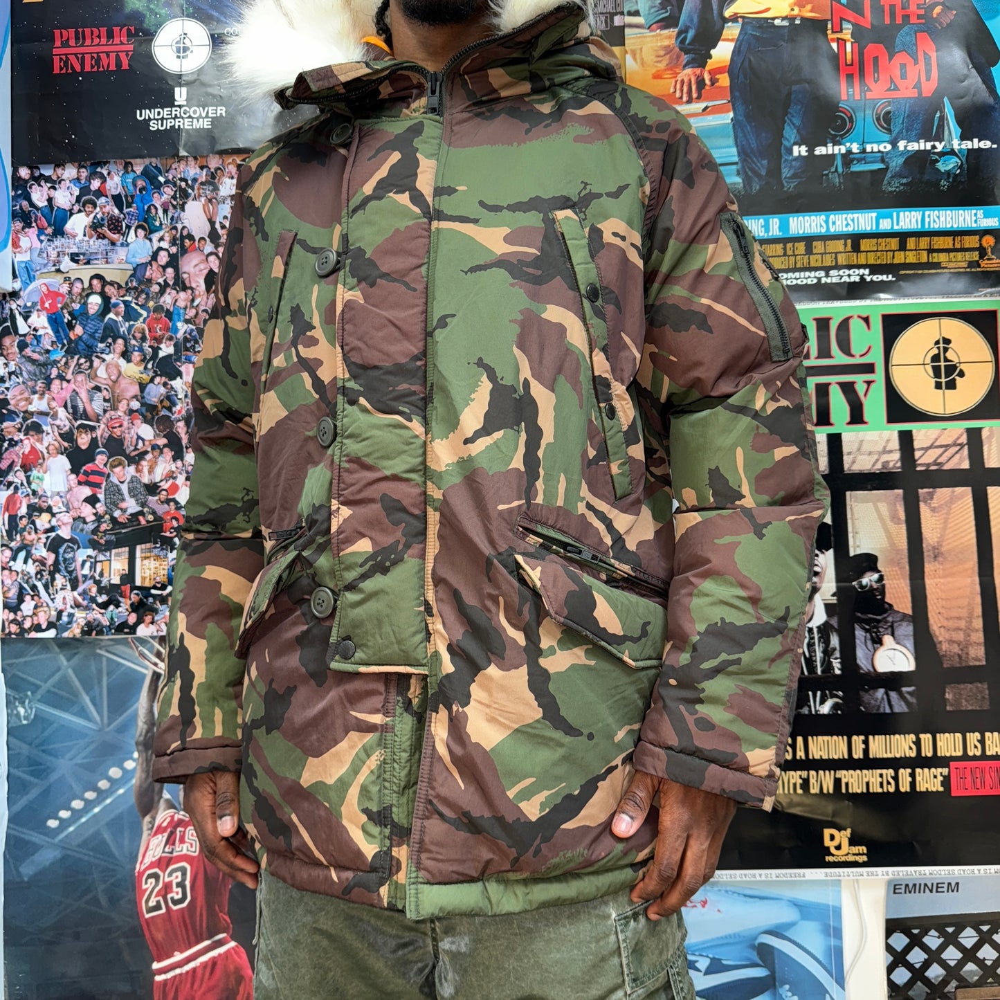 PALACE FW19 P-3B DPM PARKA