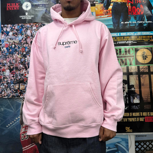 SUPREME FW25 PARIS CLASSIC LOGO SHOP HOODIE