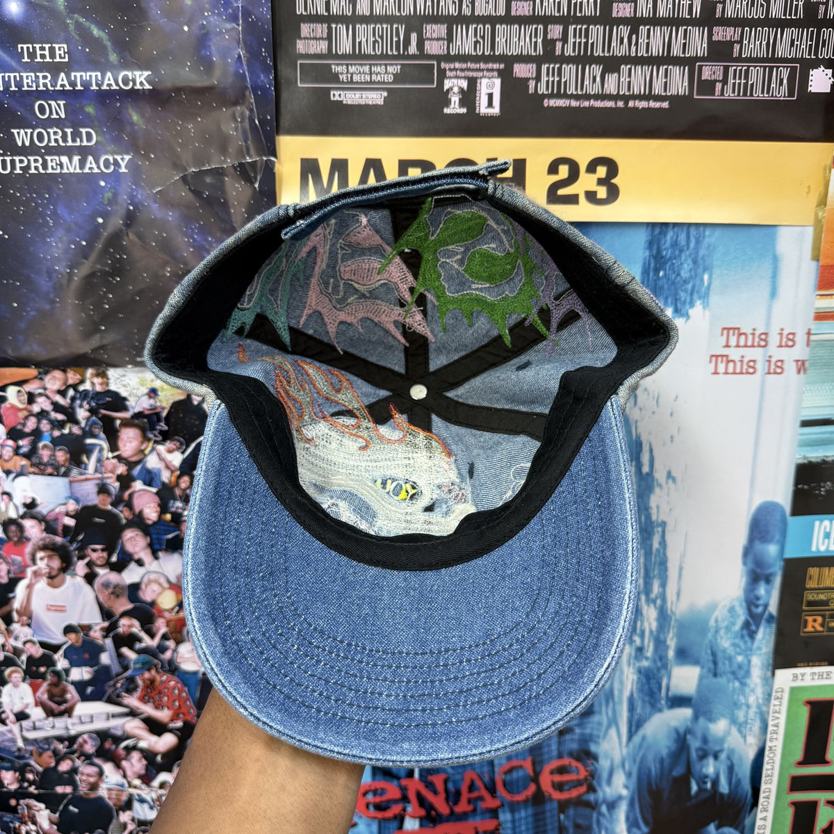 SUPREME SS26 WFST 6 PANEL DENIM CAP