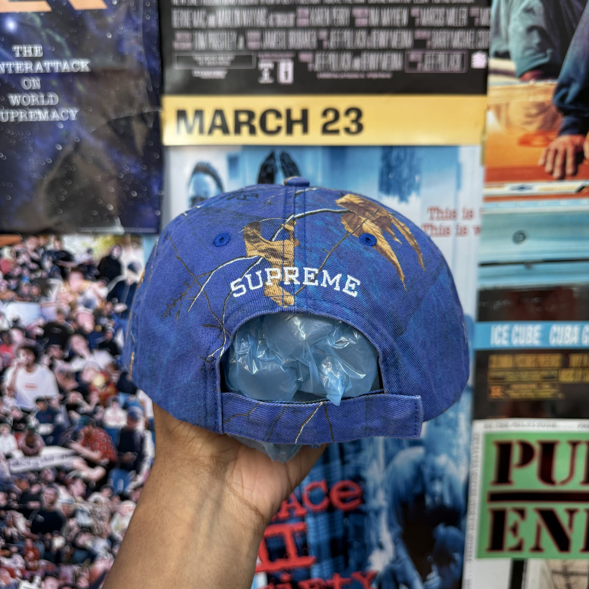 SUPREME FW26 BLUE REALTREE BOTTLE OPENER CAP