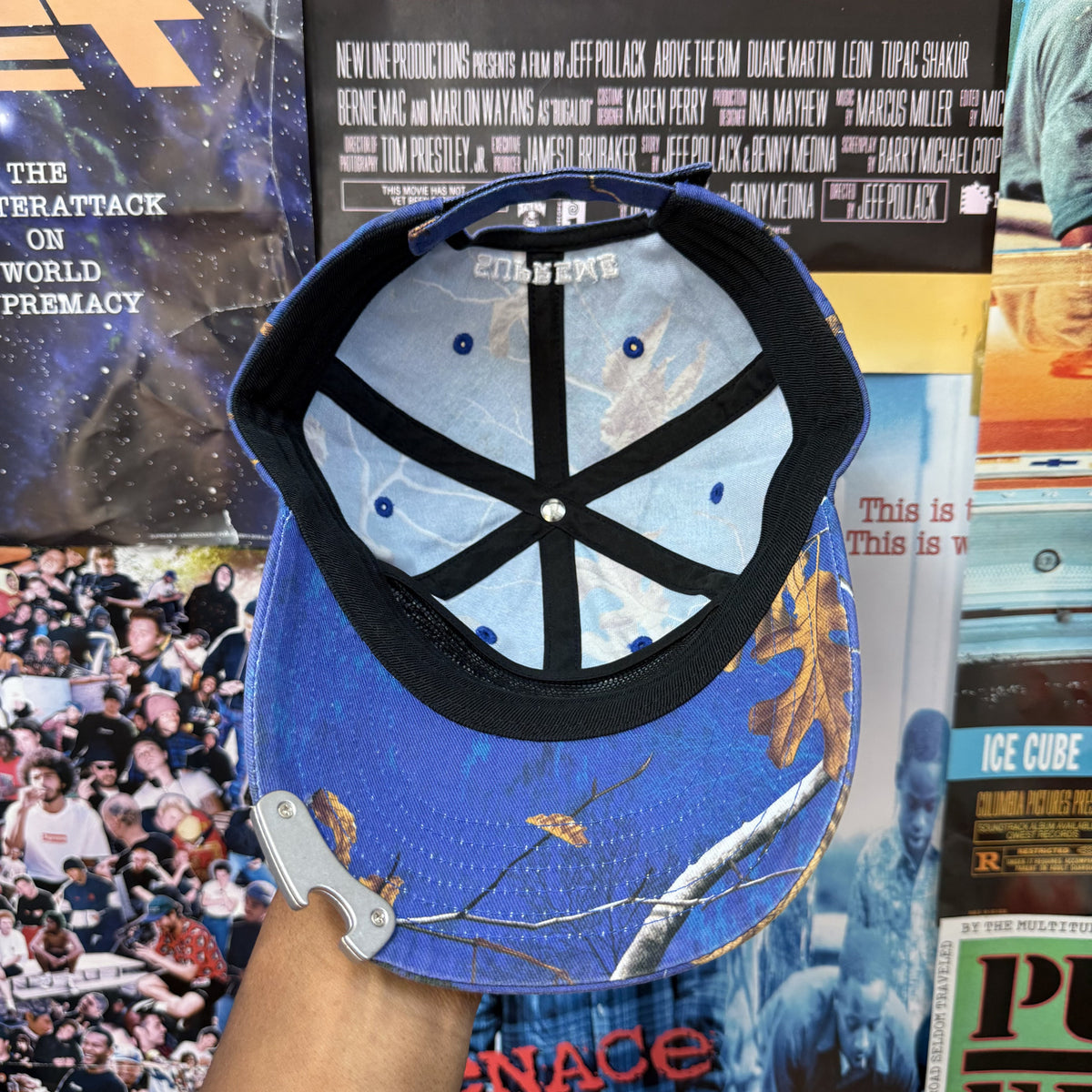 SUPREME FW26 BLUE REALTREE BOTTLE OPENER CAP