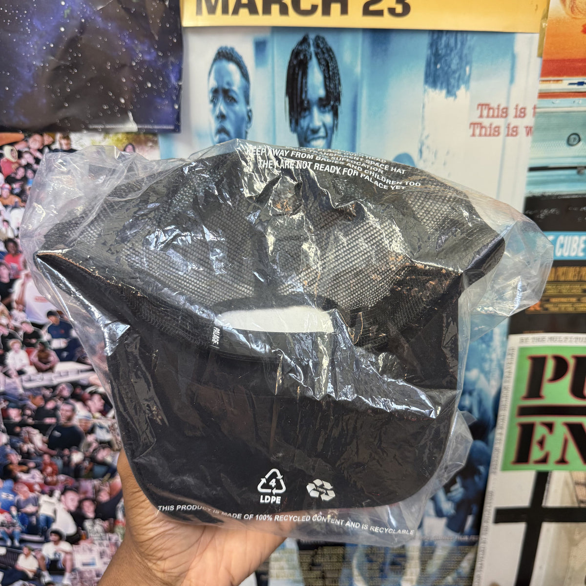 PALACE BETTY BOOP FW26 TRUCKER BLACK CAP