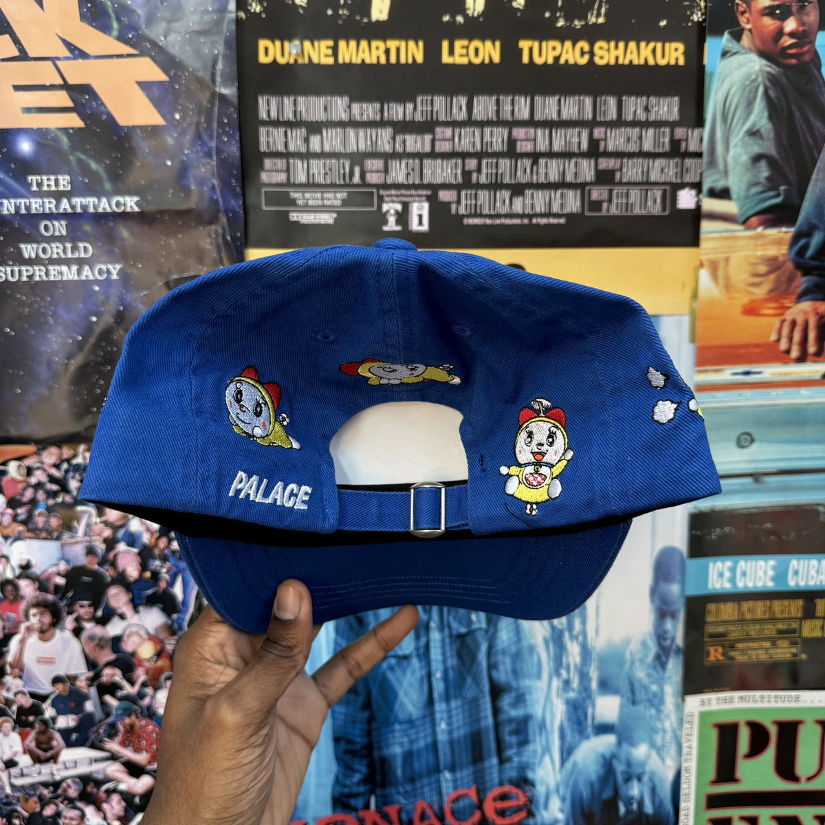 PALACE FW25 DORAEMON BLUE 6 PANEL CAP