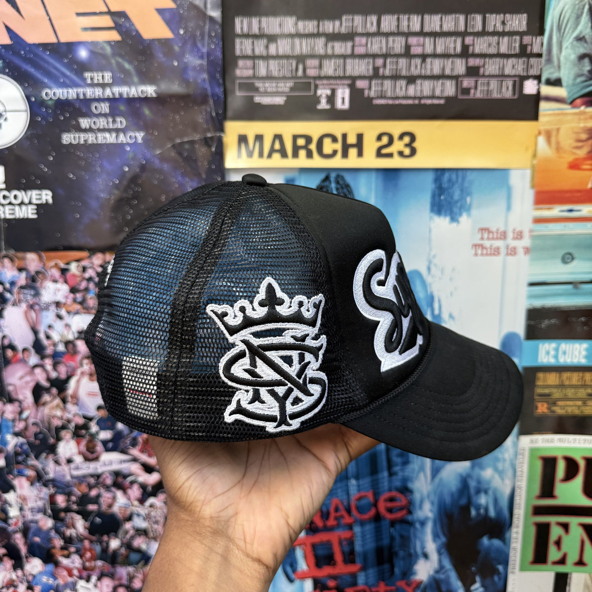 SUPREME SS26 UNIVERSITY MESH BACK 5 PANEL CAP