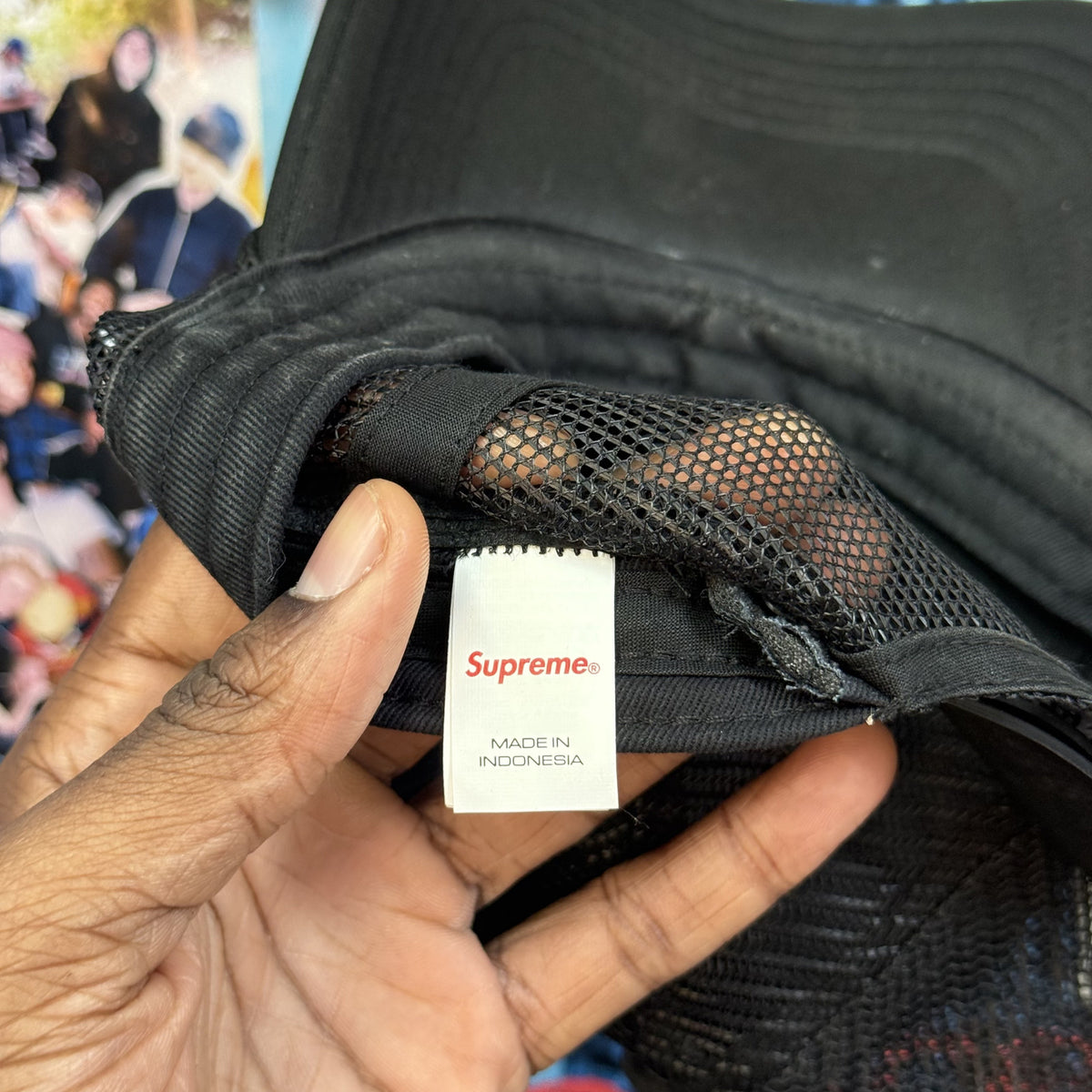 SUPREME SS26 UNIVERSITY MESH BACK 5 PANEL CAP
