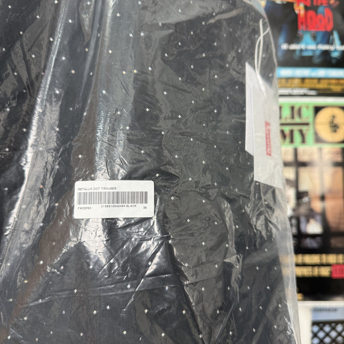 SUPREME FW25 METALIC DOT TROUSERS