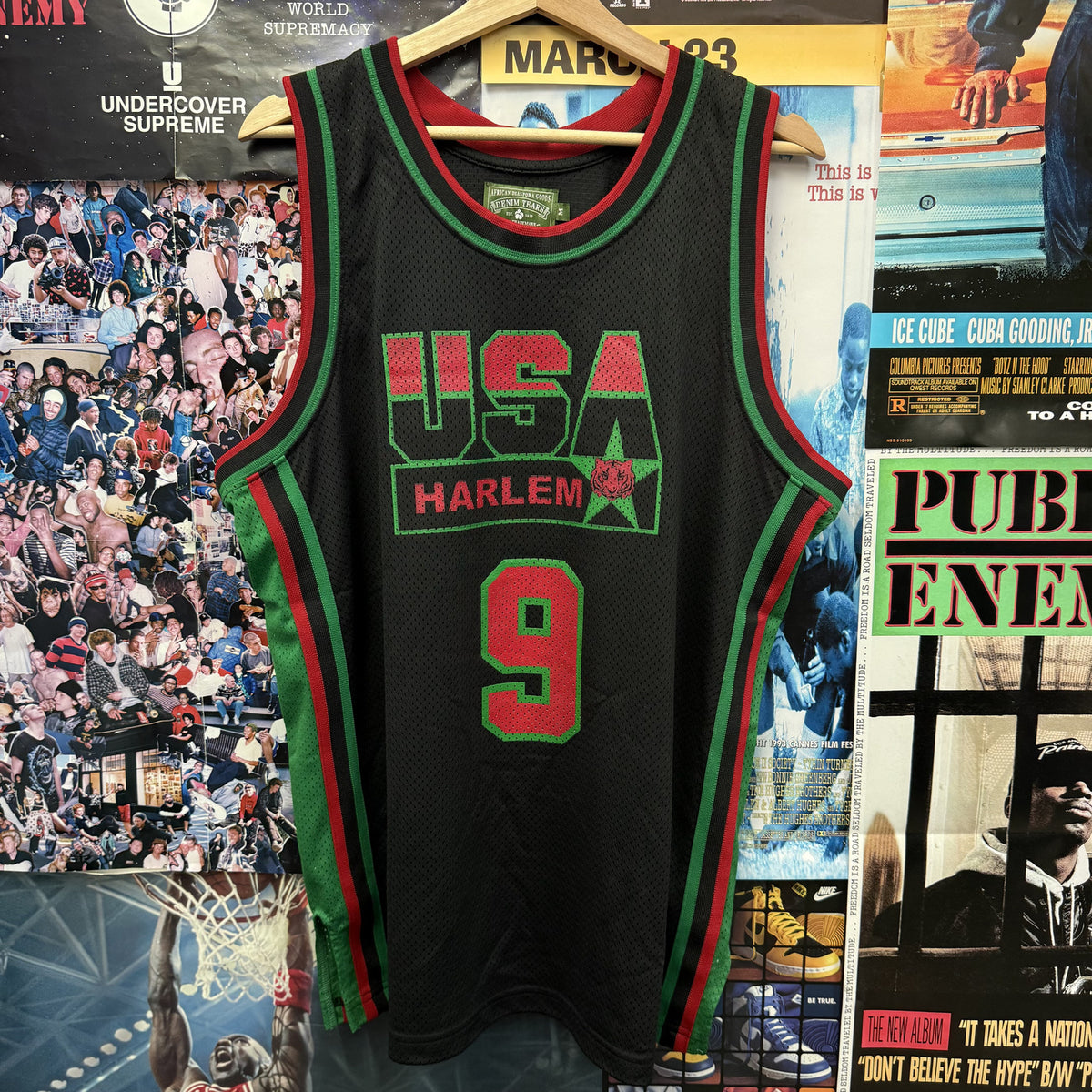 DENIM TEARS MING BASKETBALL JERSEY