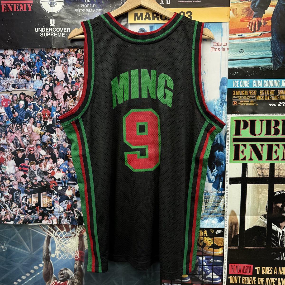 DENIM TEARS MING BASKETBALL JERSEY