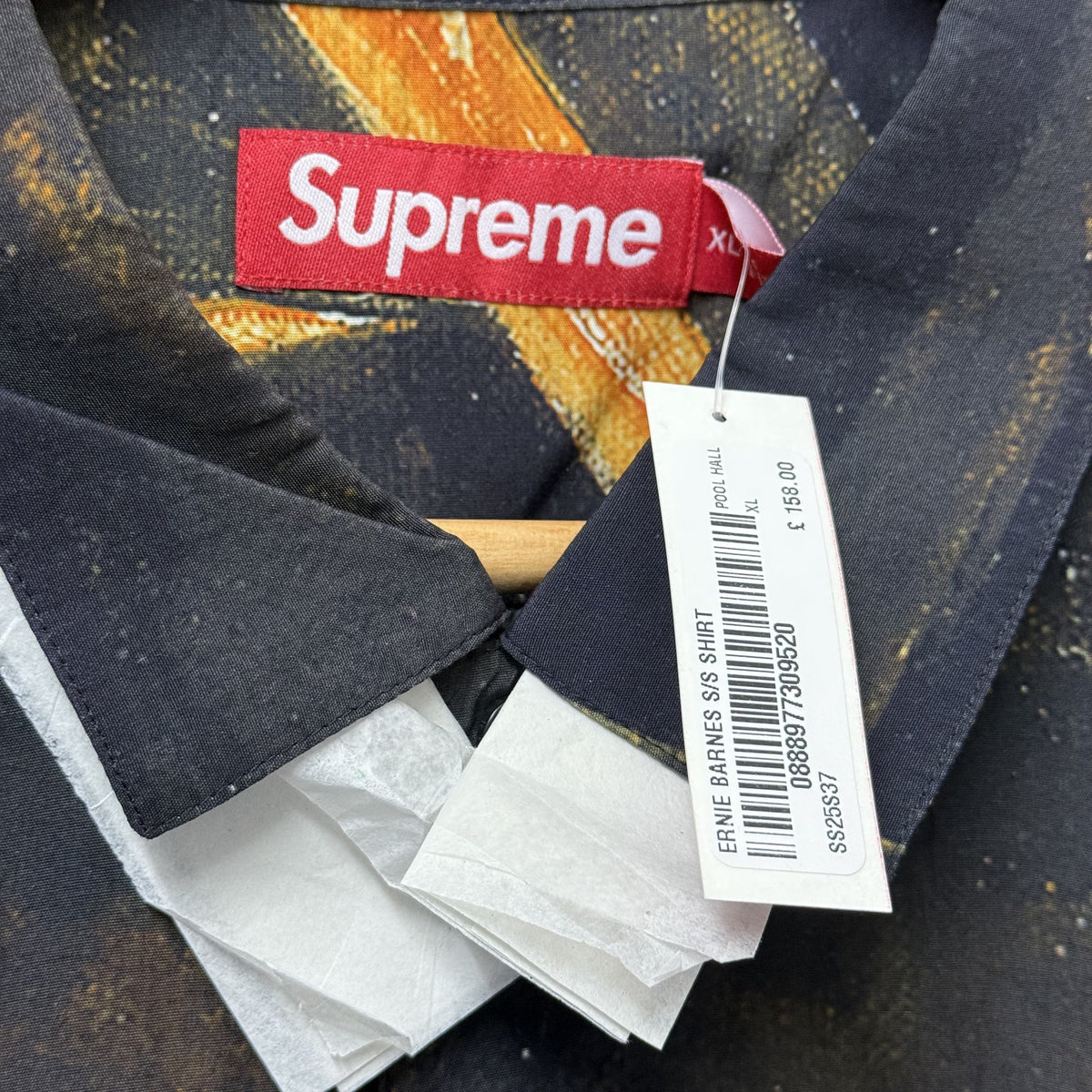 SUPREME SS25 EARNIE BARNES POOL HALL S/S SHIRT