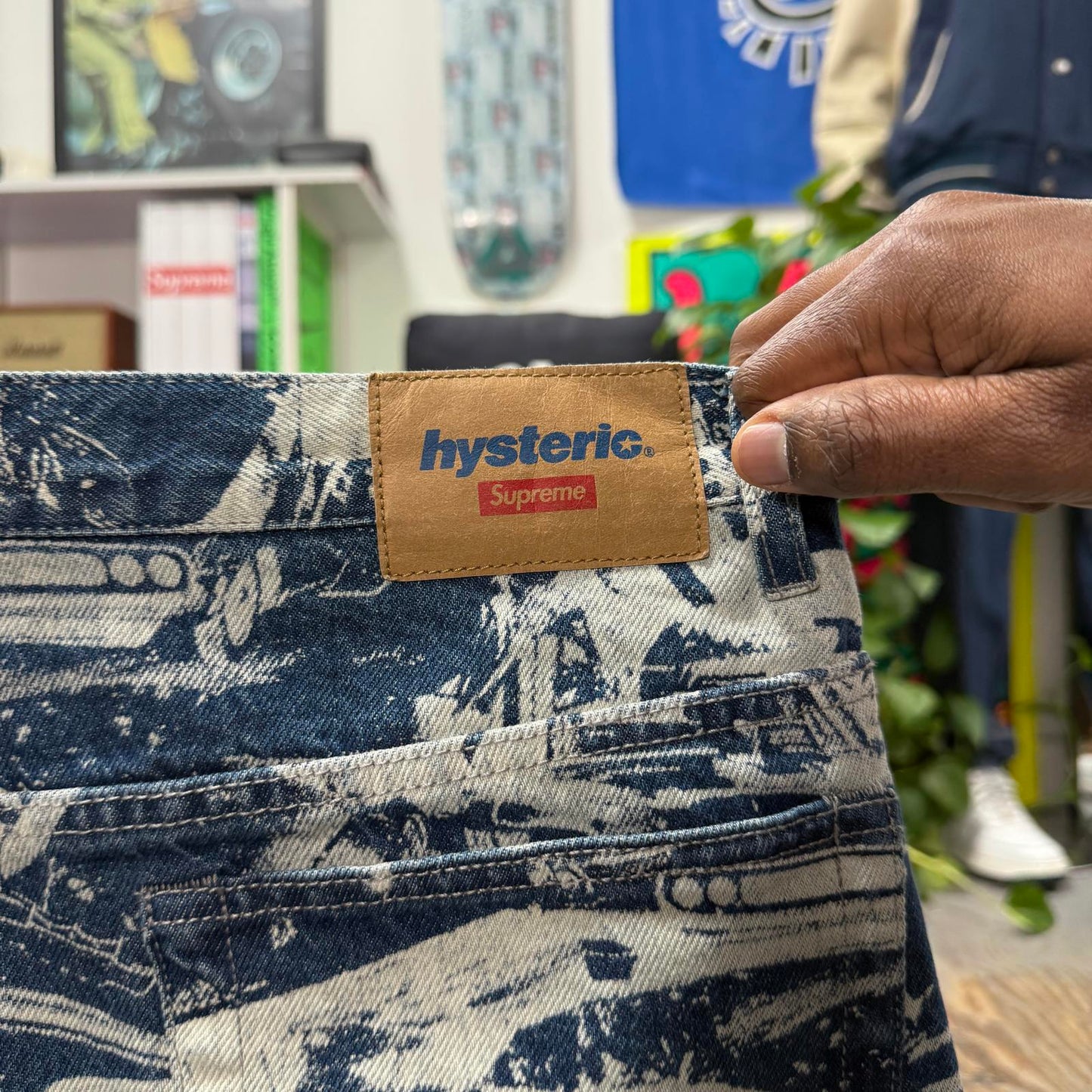 SUPREME HYSTERIC GLAMOUR FW24 CARS BAGGY JEAN