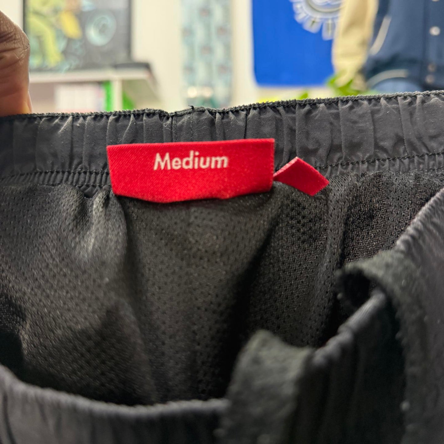 SUPREME FW24 SPELLOUT EMBROIDERED TRACK PANT