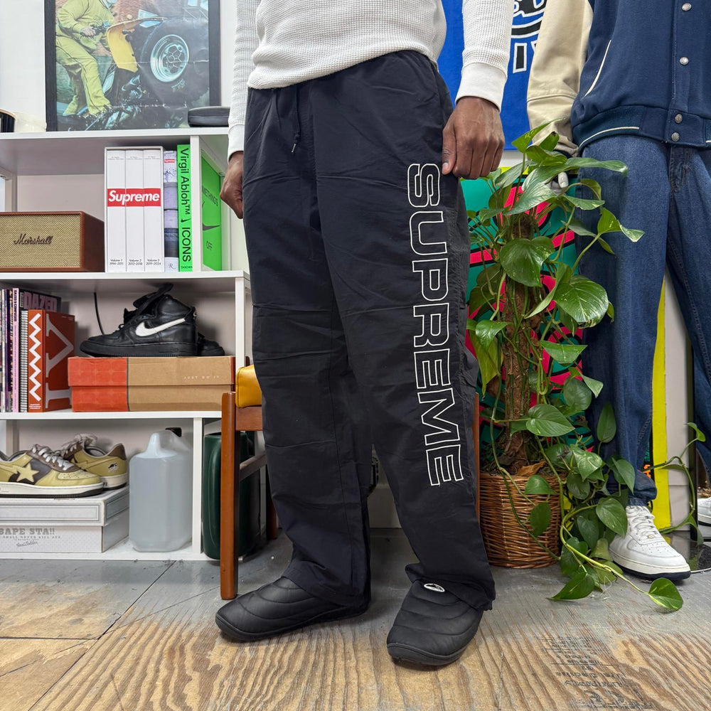 SUPREME FW24 SPELLOUT EMBROIDERED TRACK PANT