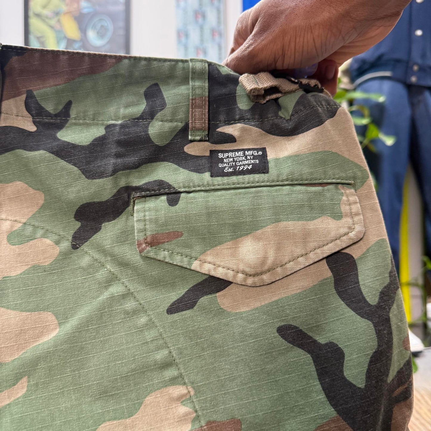 SUPREME FW25 CAMO CARGO PANT