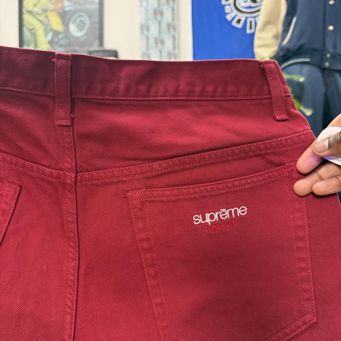 SUPREME FW25 BAGGY DENIM JEANS