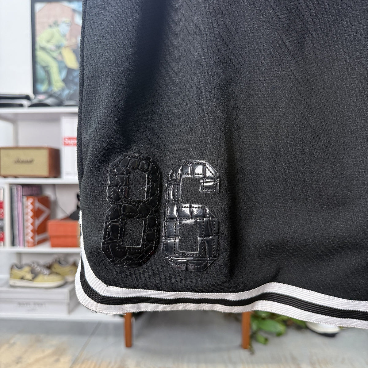 SUPREME SS22 FAUX CROC BASKETBALL SHORTS