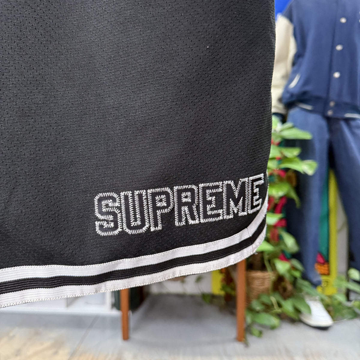 SUPREME SS22 FAUX CROC BASKETBALL SHORTS