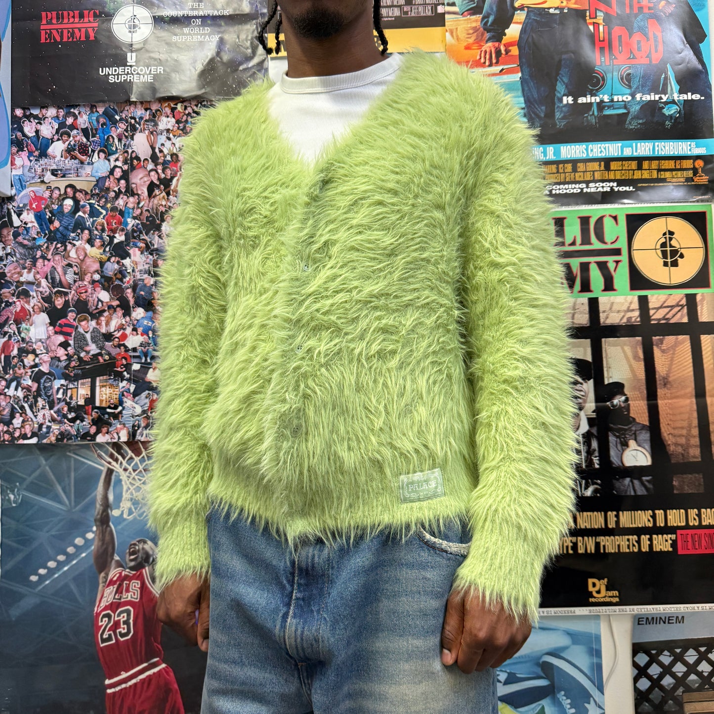 PALACE SS24 YETI CARDIGAN