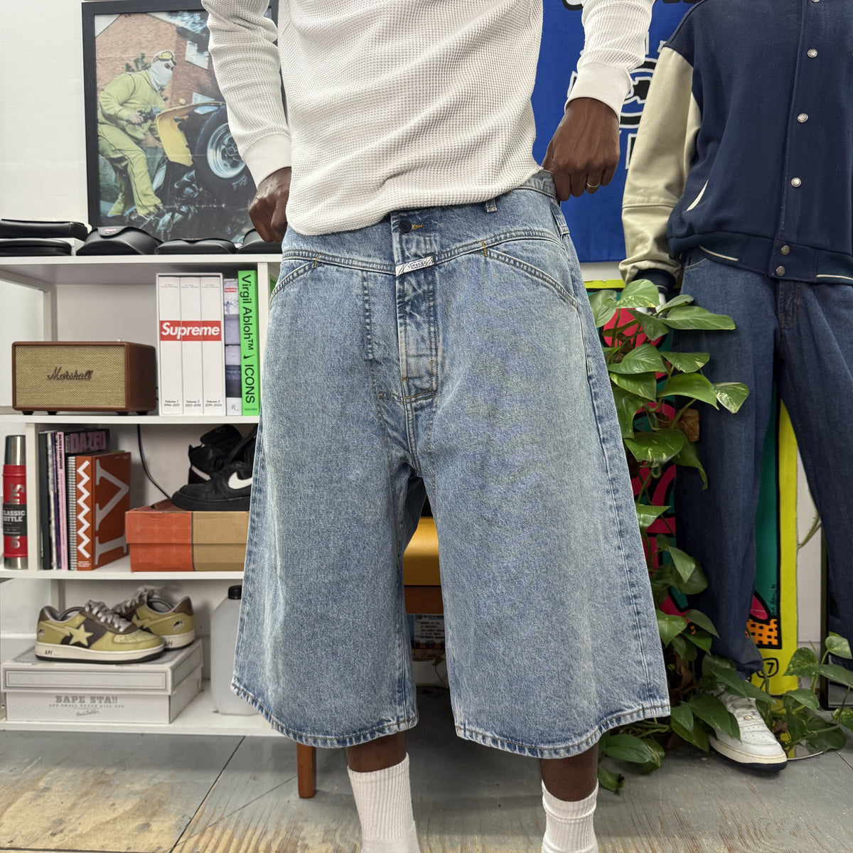 SUPREME SS25 MARITHE FRANCOIS X SEAM BAGGY DENIM SHORTS