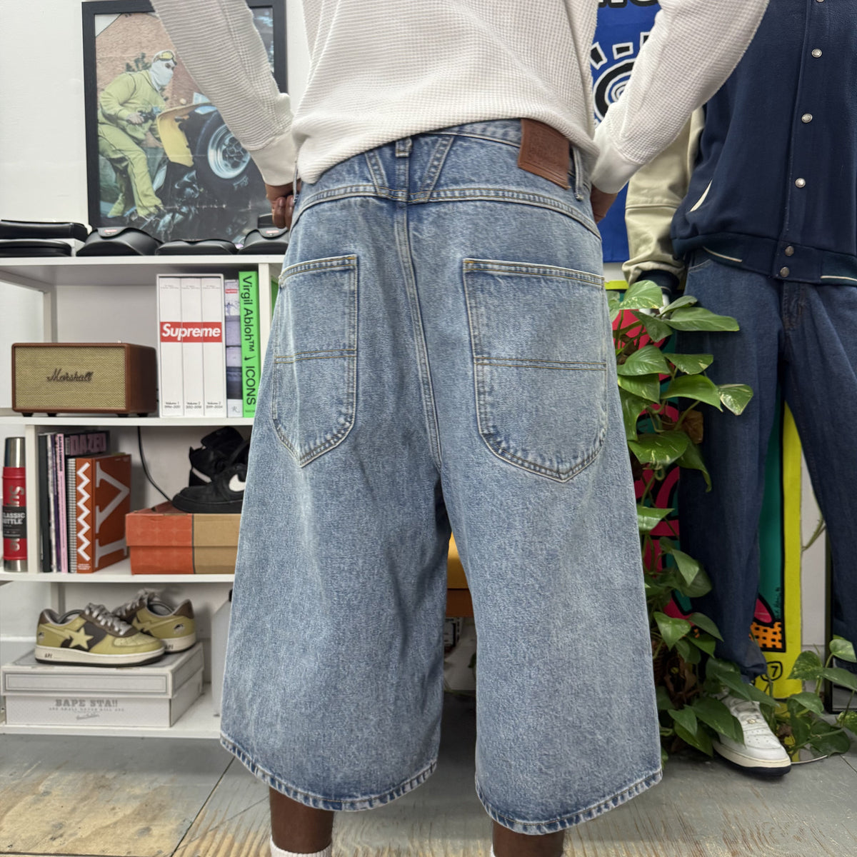 SUPREME SS25 MARITHE FRANCOIS X SEAM BAGGY DENIM SHORTS