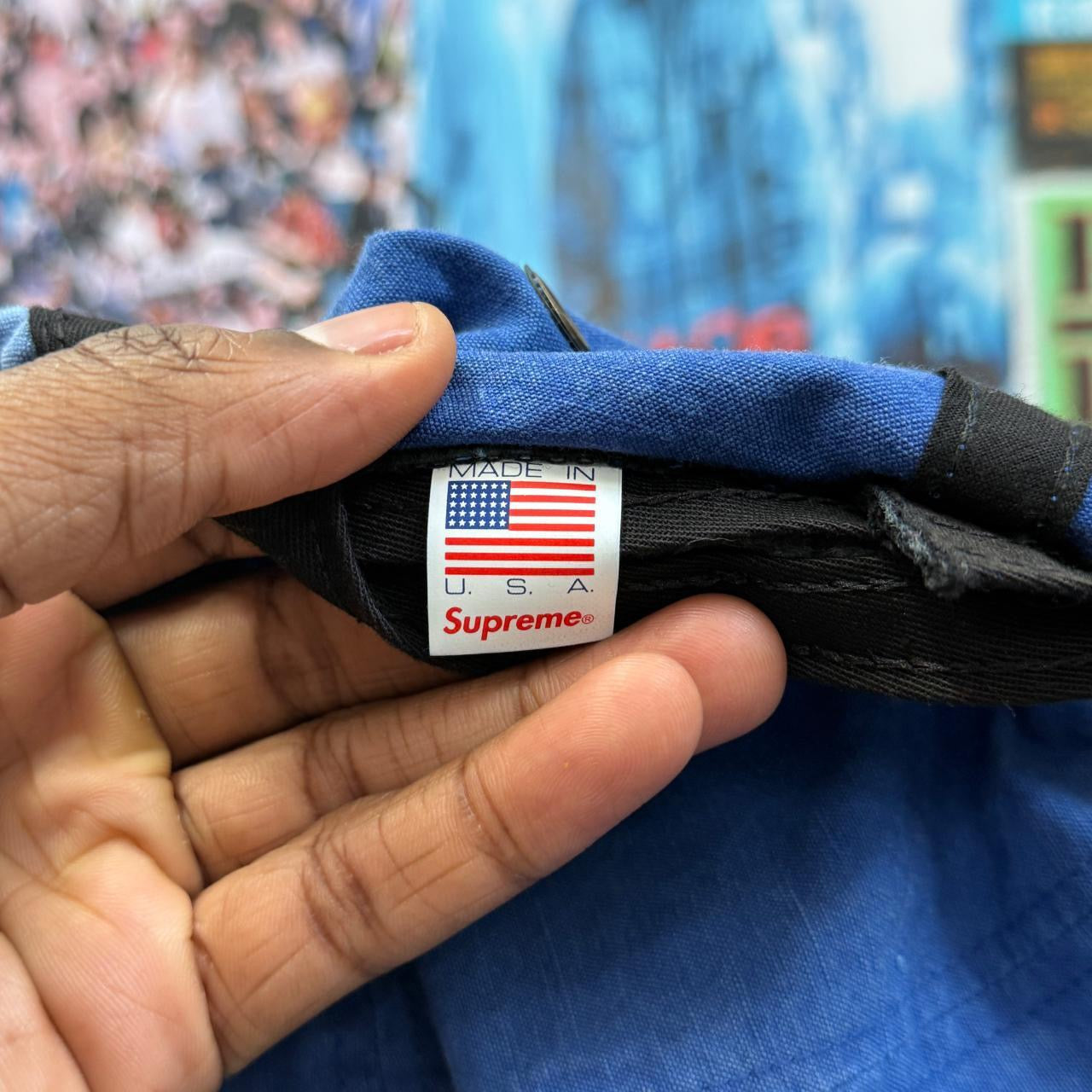 SUPREME SS19 WASHED LINEN CAMP CAP FACTORY DEFAULT