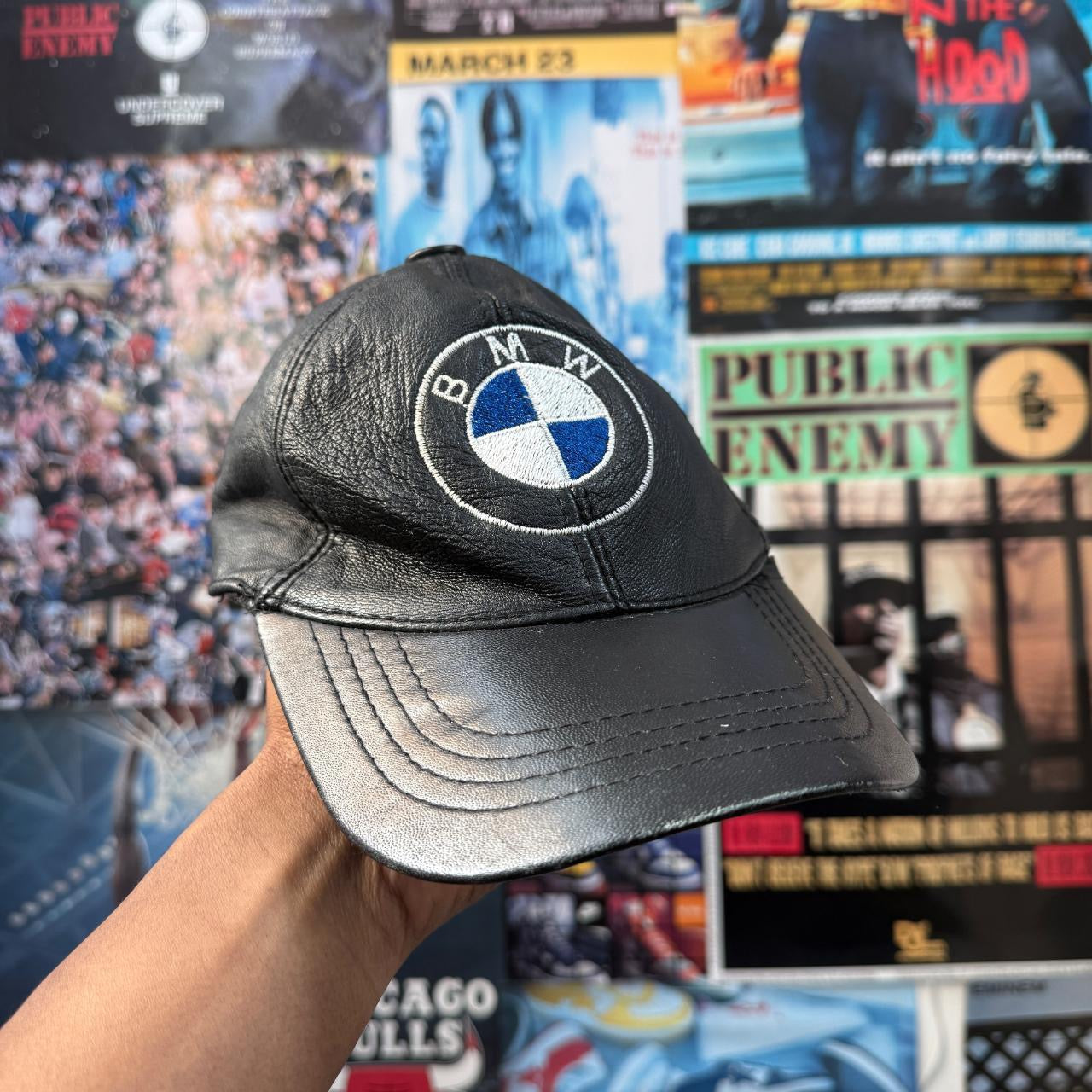 BMW VINTAGE LEATHER CAP