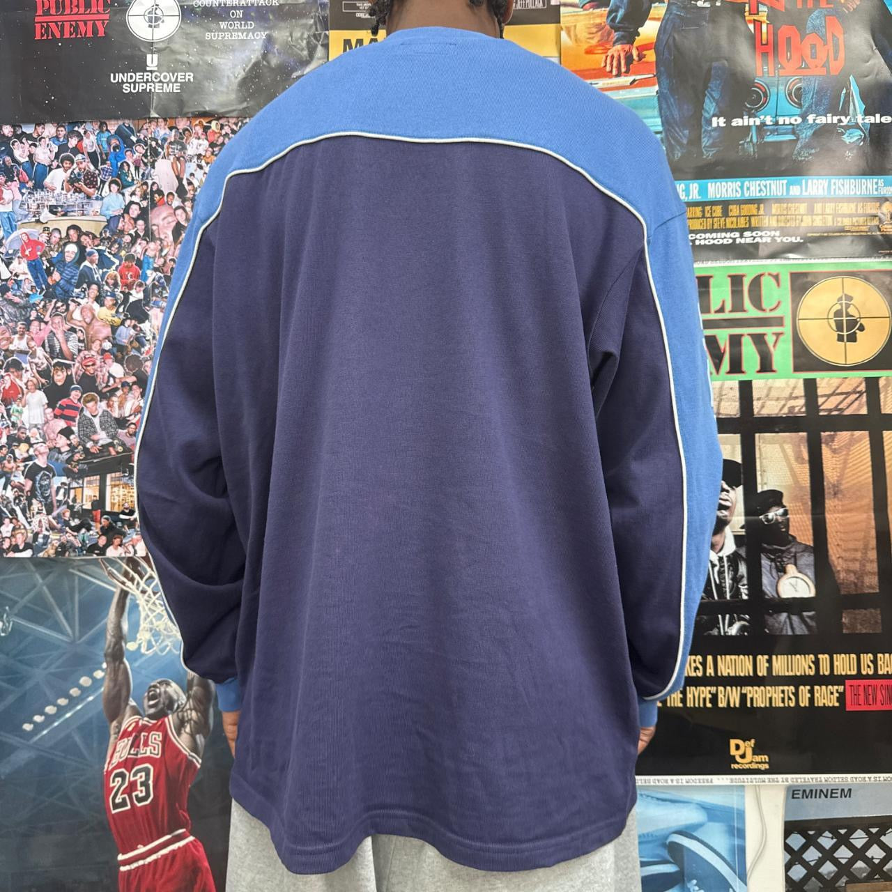 SUPREME SS25 PANELED PIPING LONG SLEEVE TOP