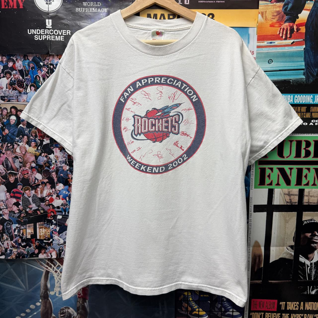 HOUSTON ROCKETS NBA 2002 VINTAGE TEE