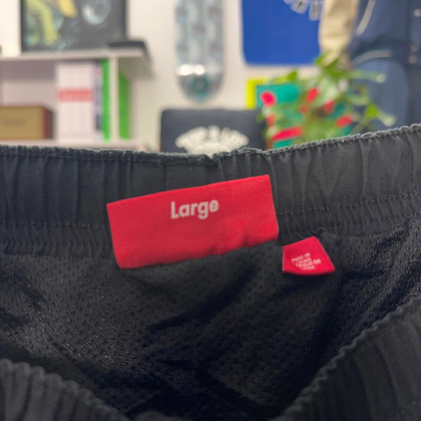 SUPREME FW25 SPELLOUT EMBROIDERED RIPSTOP TRACK PANT