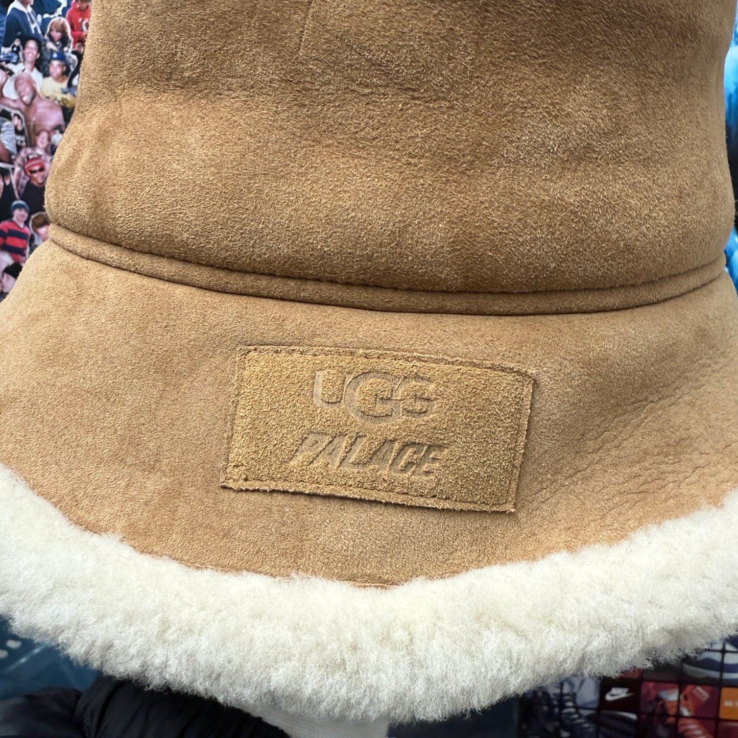 PALACE UGG FW24 SHEARLING BUCKET HAT