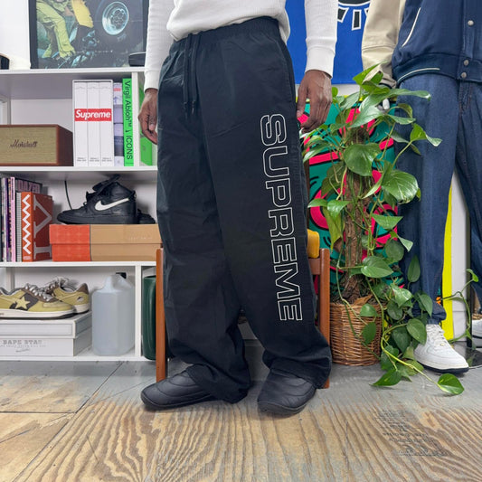 SUPREME FW25 SPELLOUT EMBROIDERED RIPSTOP TRACK PANT