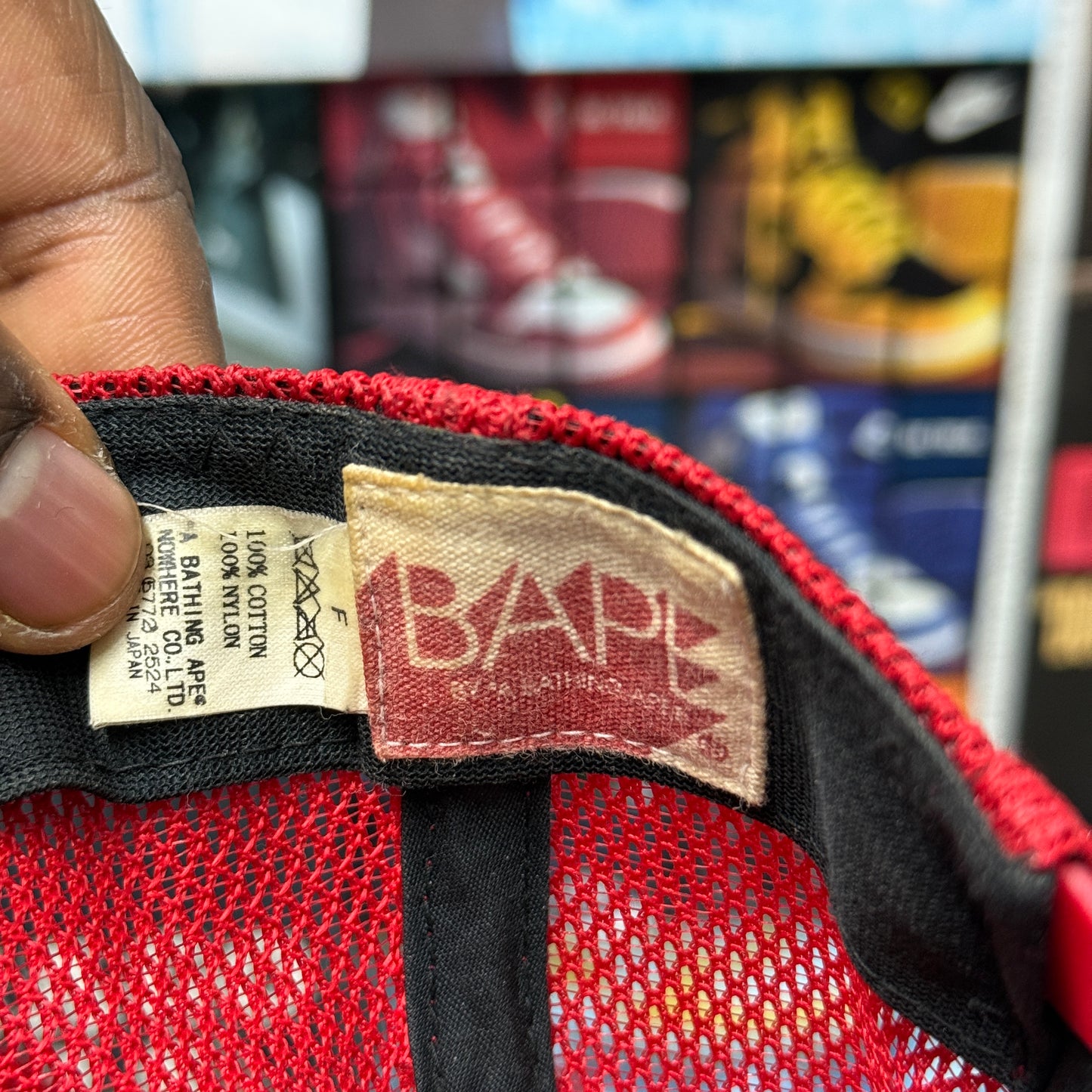 BAPE 2000s CAMO TRUCKER CAP