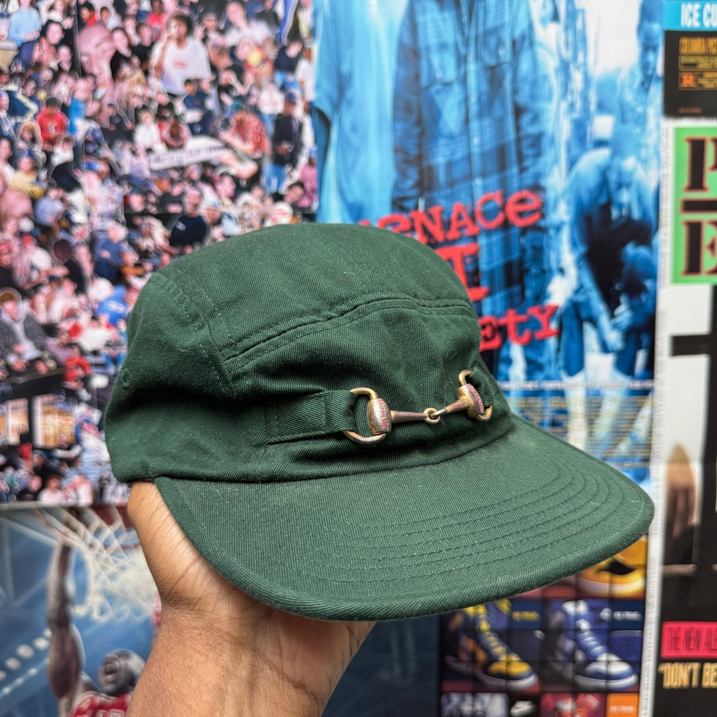 SUPREME FW17 HORSEBIT CAMP CAP