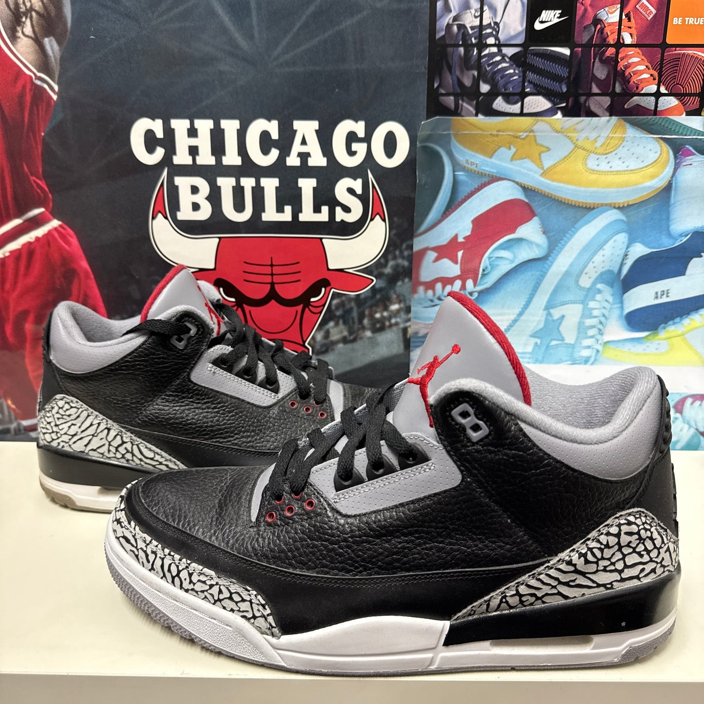 JORDAN 3 2011 BLACK CEMENT