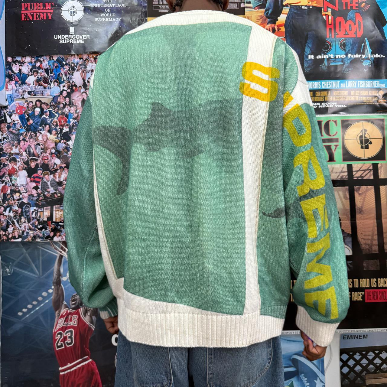 SUPREME SS25 DAMIEN HURST KNIT SWEATER