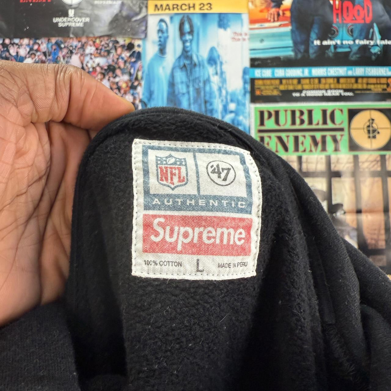 SUPREME X NFL RAIDERS SS19 HOODIE
