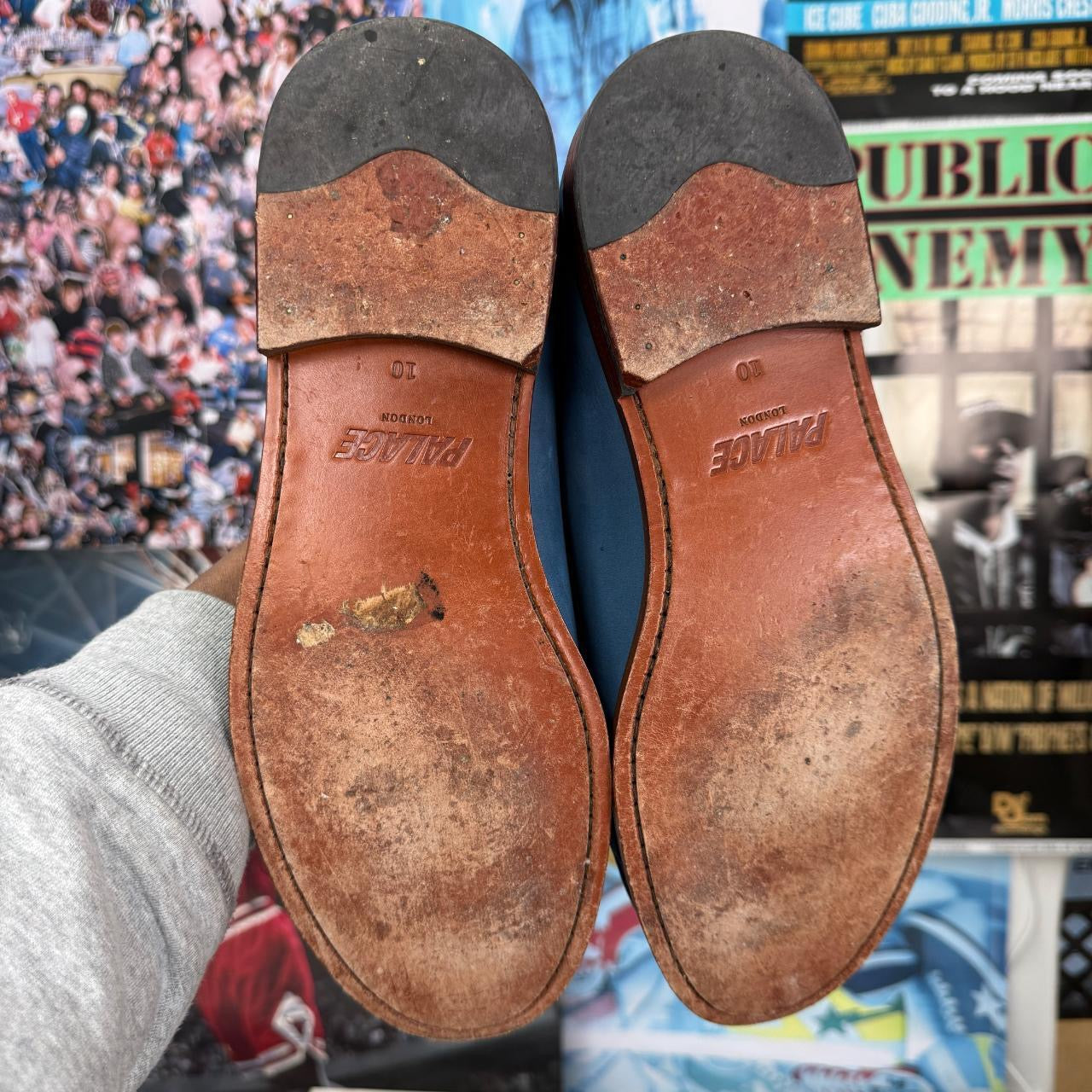 PALACE FW2017 BLUE MID LOAFERS