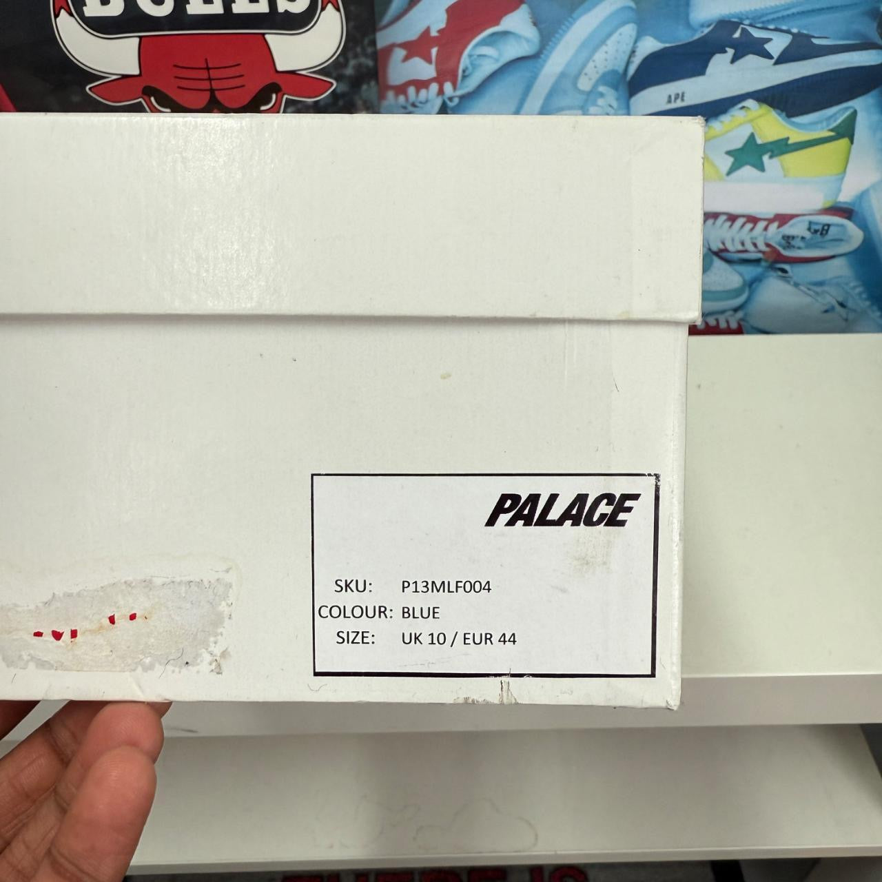 PALACE FW2017 BLUE MID LOAFERS