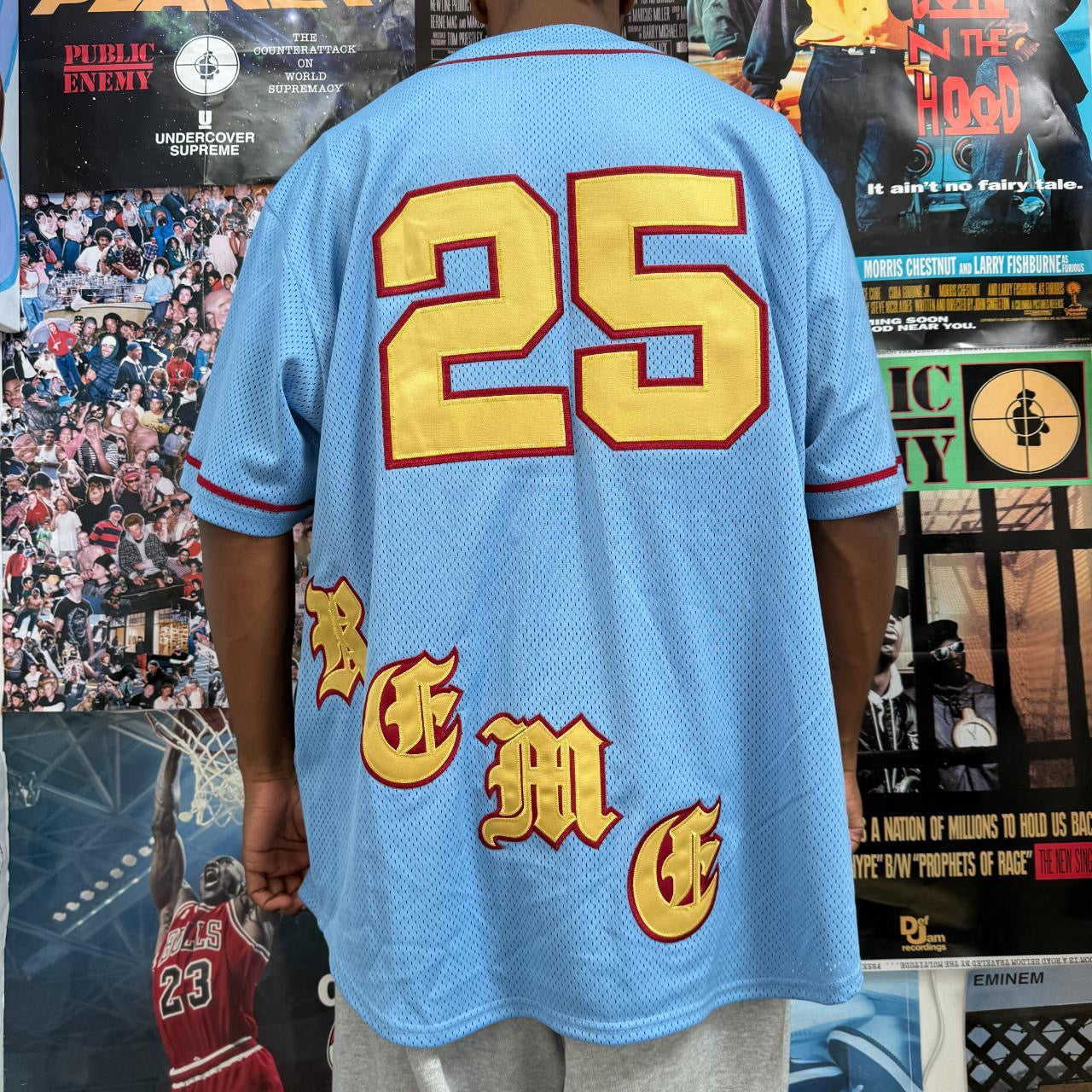 SUPREME SS25 OLD ENGLISH BASEBALL JERSEY