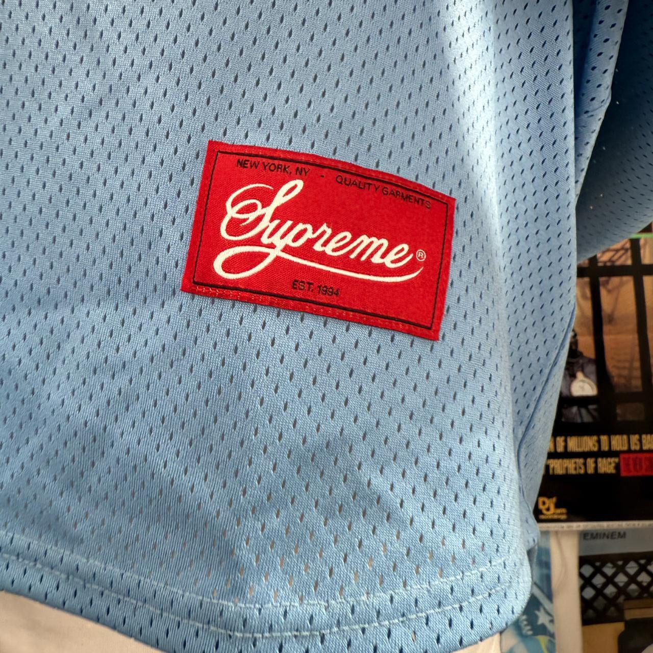 SUPREME SS25 OLD ENGLISH BASEBALL JERSEY