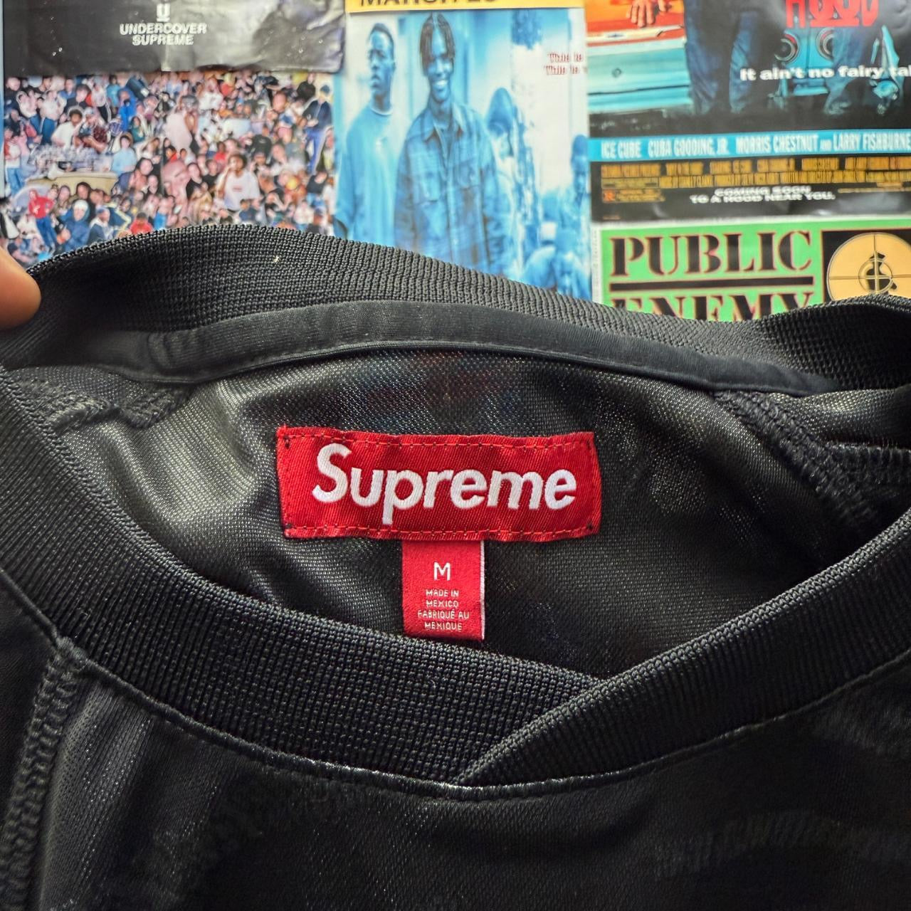 SUPREME SS24 JACQUARD SOCCER FOOTBALL JERSEY