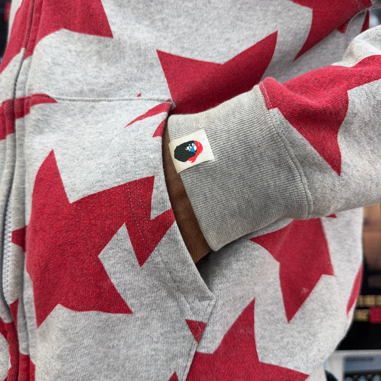 BAPE 2000s 'BAPESTA' ZIP UP HOODIE