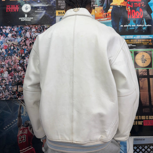 AVIREX 90s LEATHER VARSITY JACKET