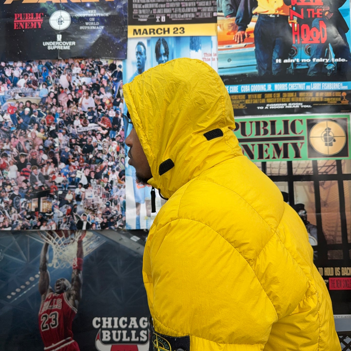 STONE ISLAND AW18 CRINKLE REPS DOWN PUFFER JACKET